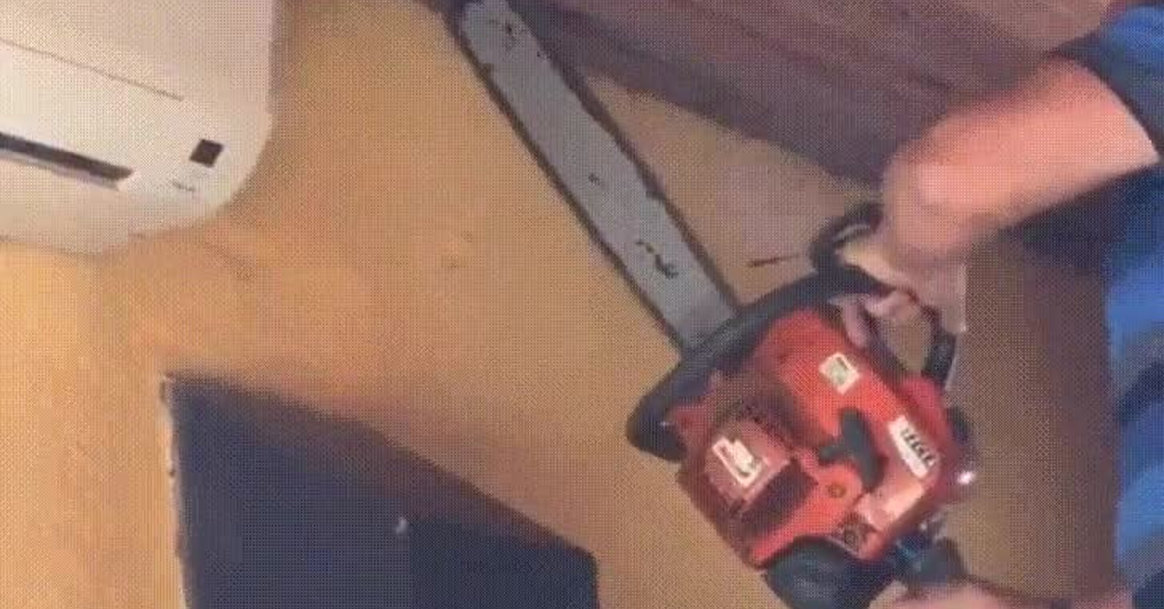 Человек Бензопила Вибратор