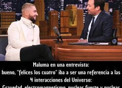 Enlace a Maluma se puso profundo