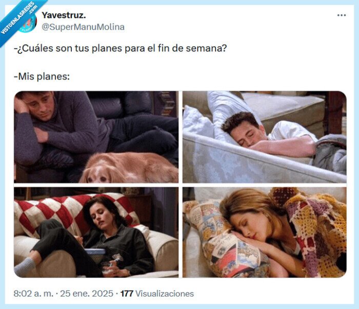 planes,fin de semana,dormir