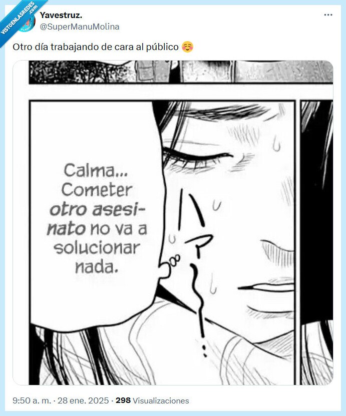 público,manga,cara,trabajar,asesinato