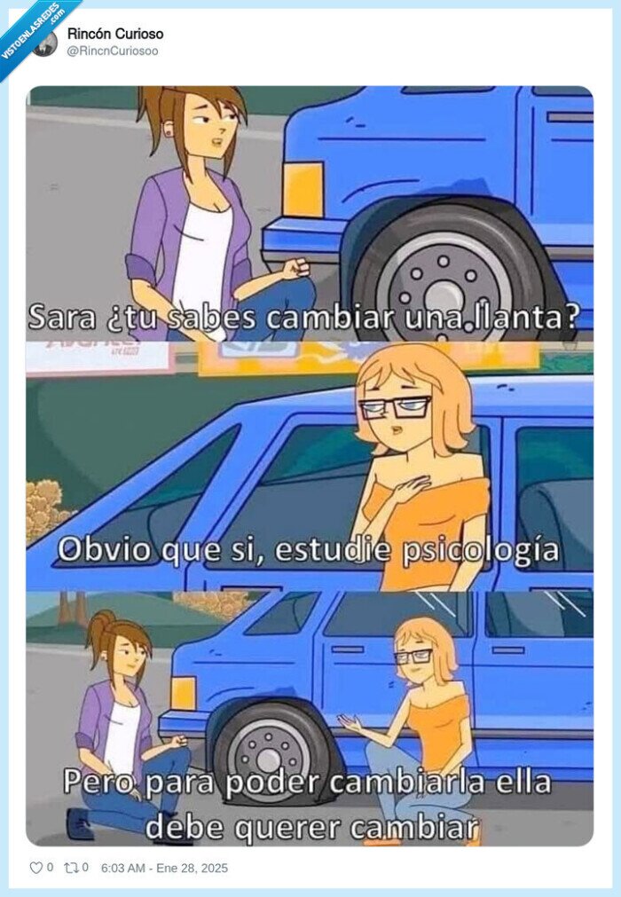 cambiar,llanta,psicologia