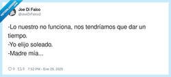 Enlace a Madre mía qué tonto, cambia de novio, por @JoeDiFalco2
