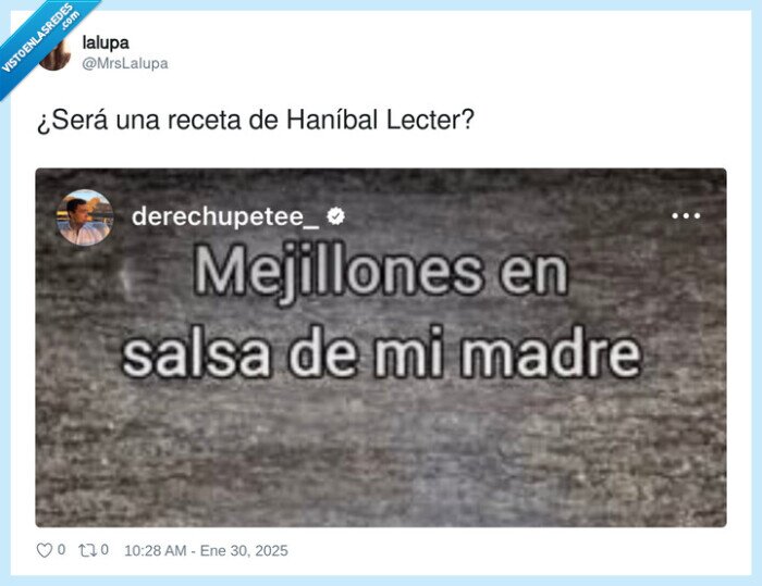 haníbal lecter,receta,salsa de mi madre