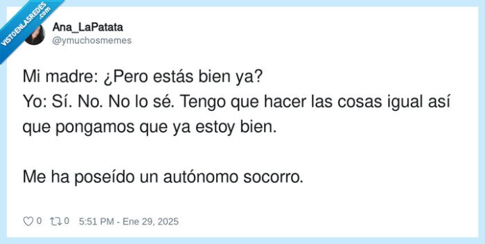 autónomo,poseído,socorro
