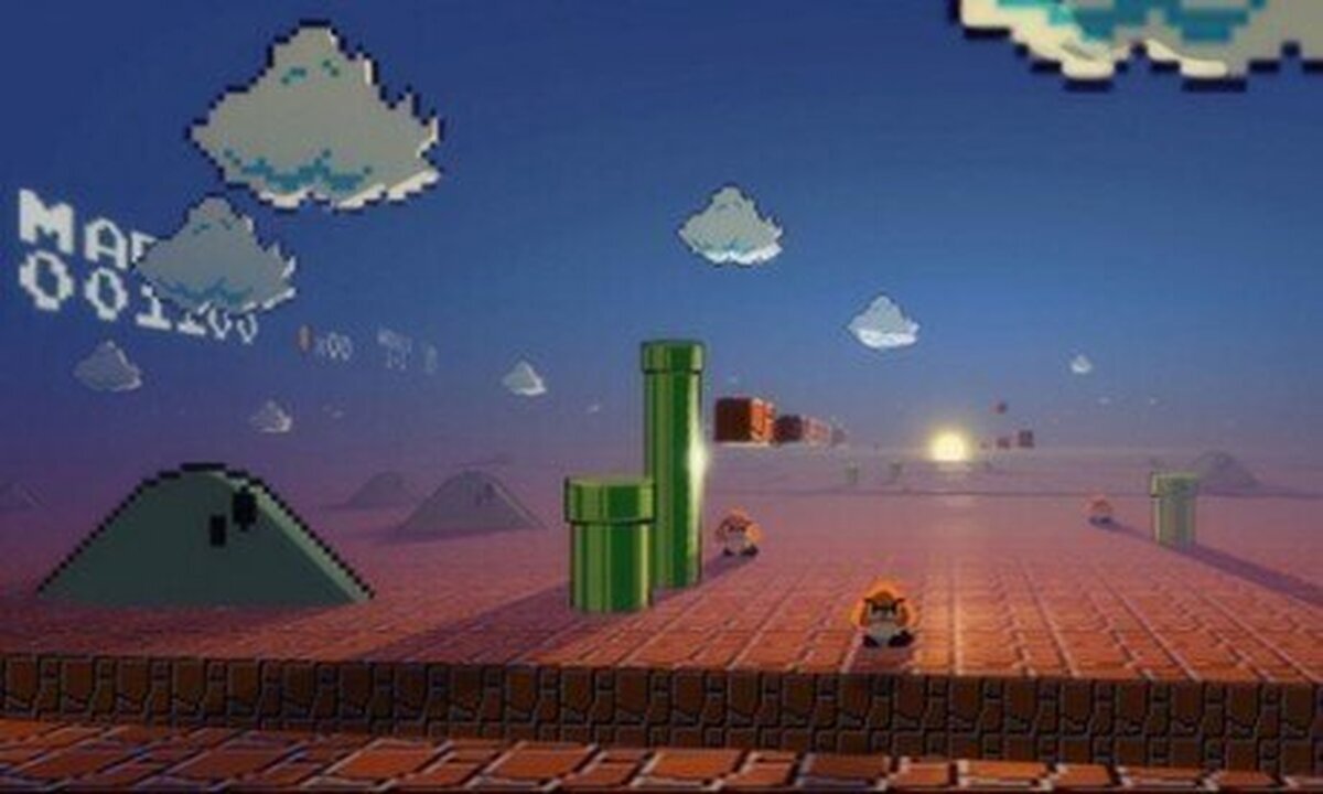 SUPER MARIO BROS - Visto desde otro angulo