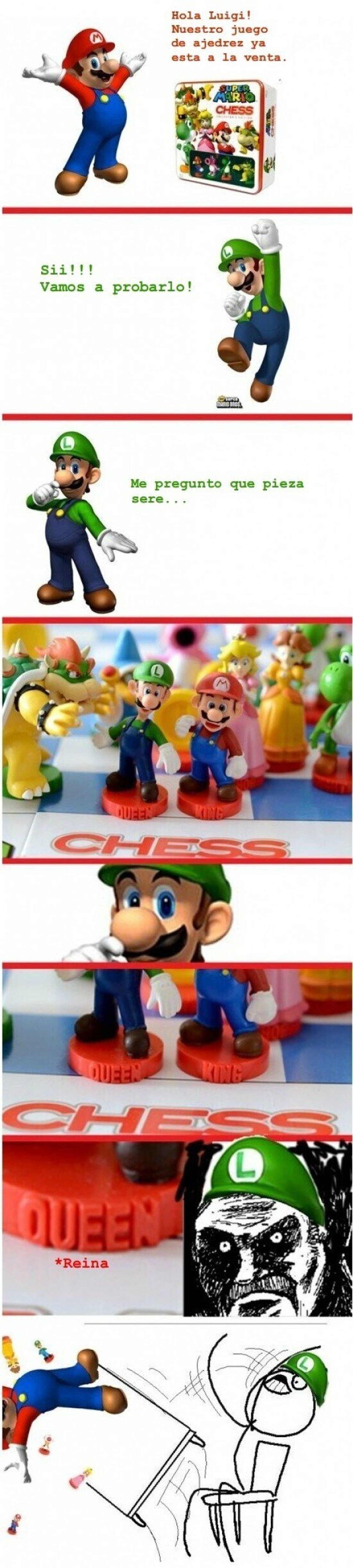 Luigi, la reina