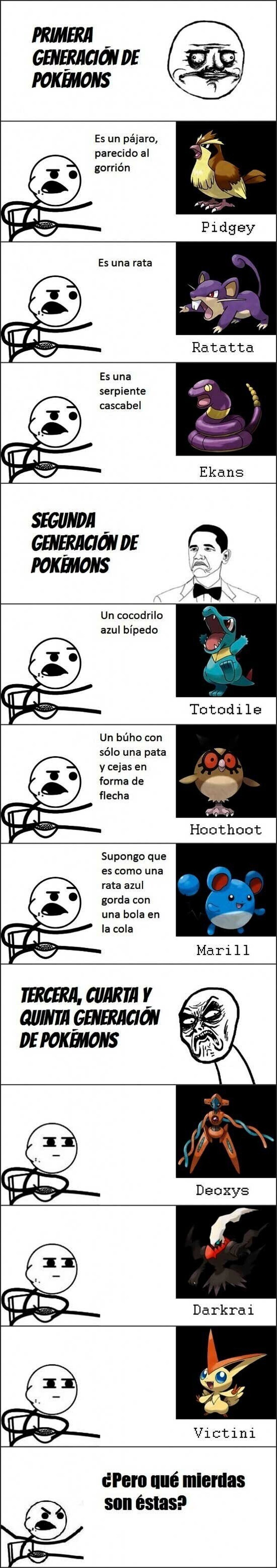 Generaciones de Pok&eacute;mon