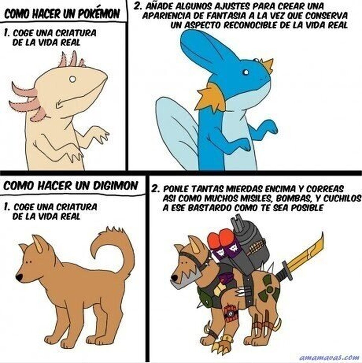 AHORA YA SABES - Cómo crear un Pokémon y un Digimon