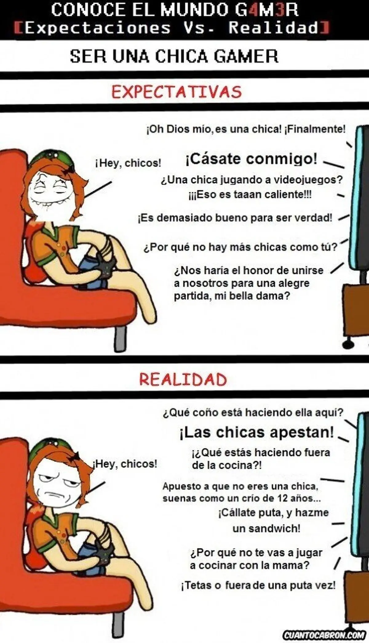 Ser chica gamer