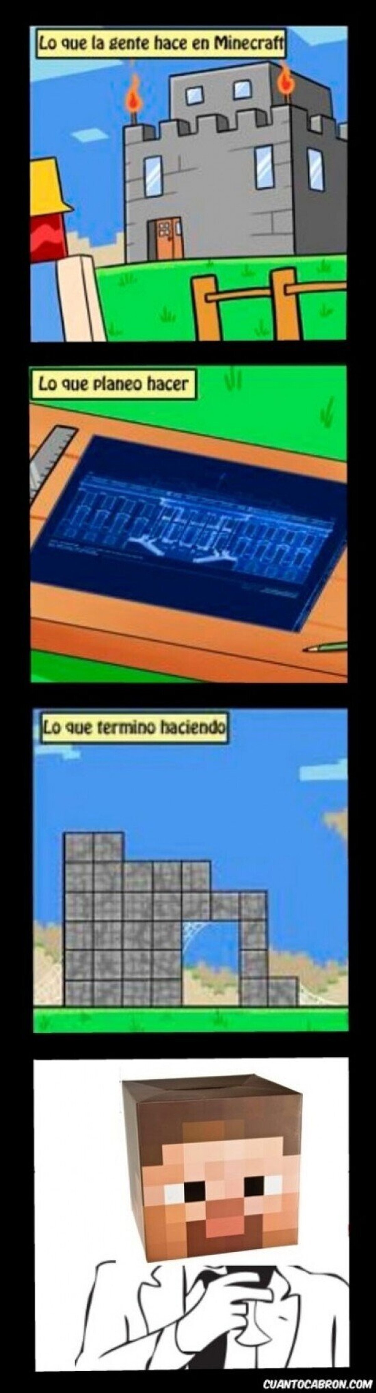Construcción en Minecraft