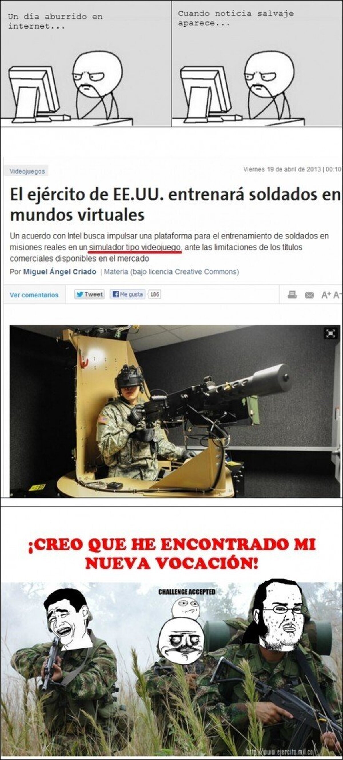 &iexcl;Mam&aacute;, me voy al ej&eacute;rcito!