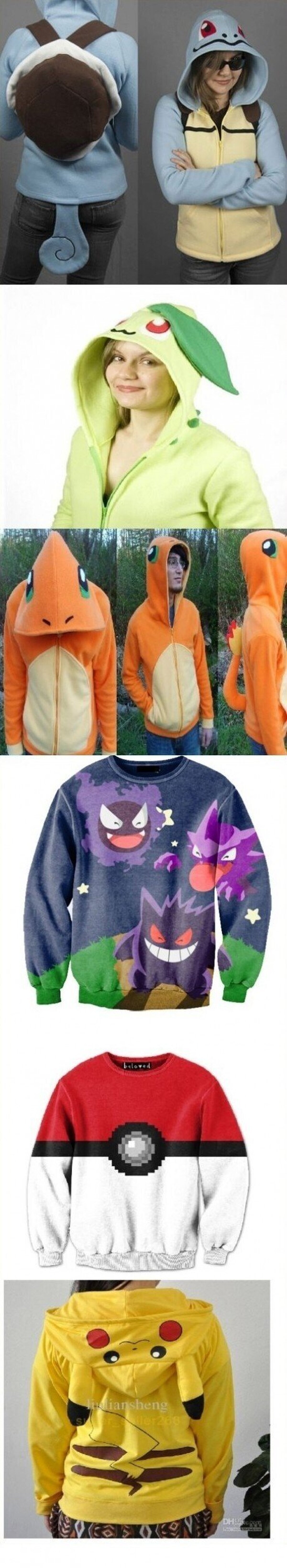 SUDADERAS POKEMON - Este invierno estarás calentito, Entrenador