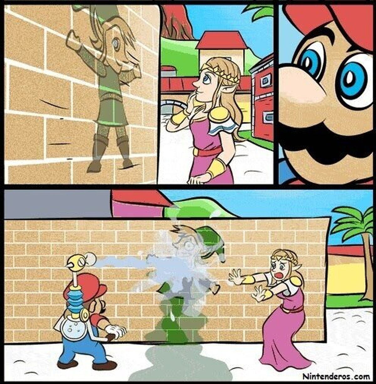 A Mario ya le vale cualquier princesa...