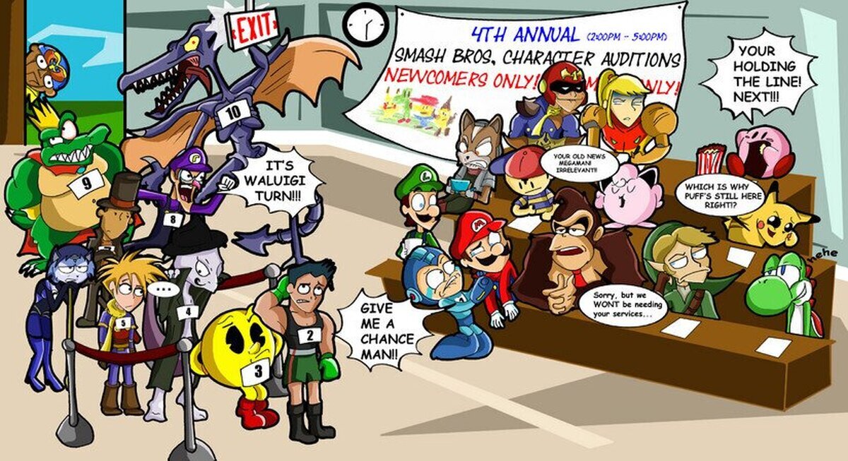 El nuevo Smash Bros:  una fuente constante de rumores