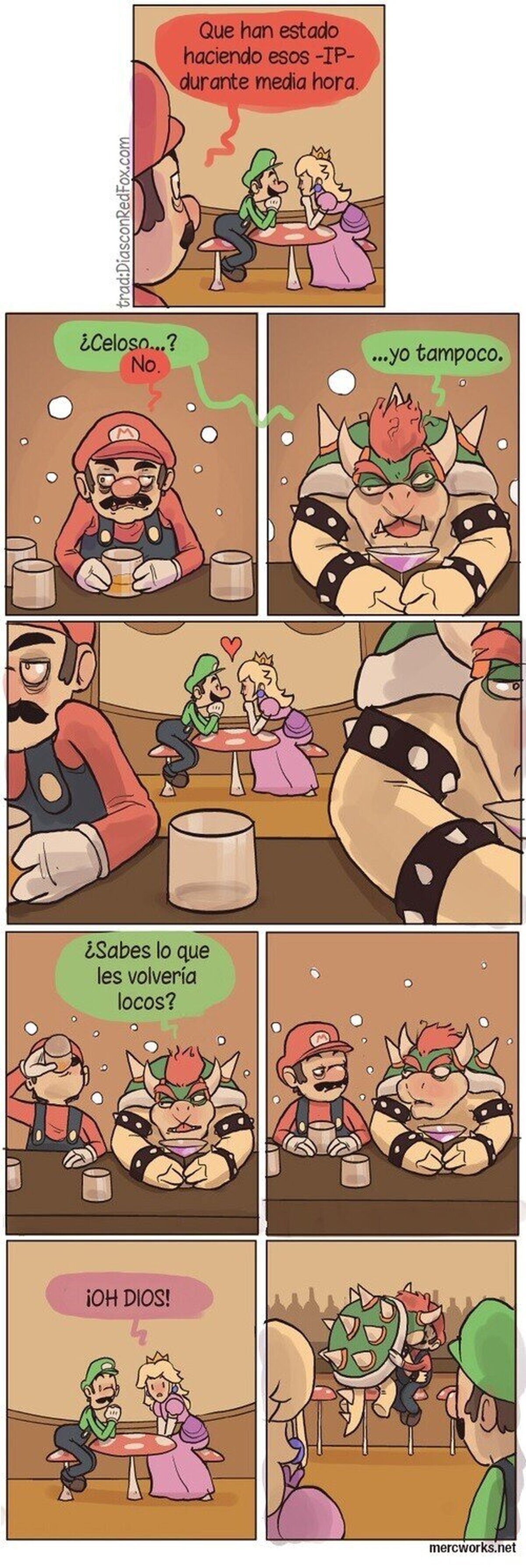 Mario sale del armario