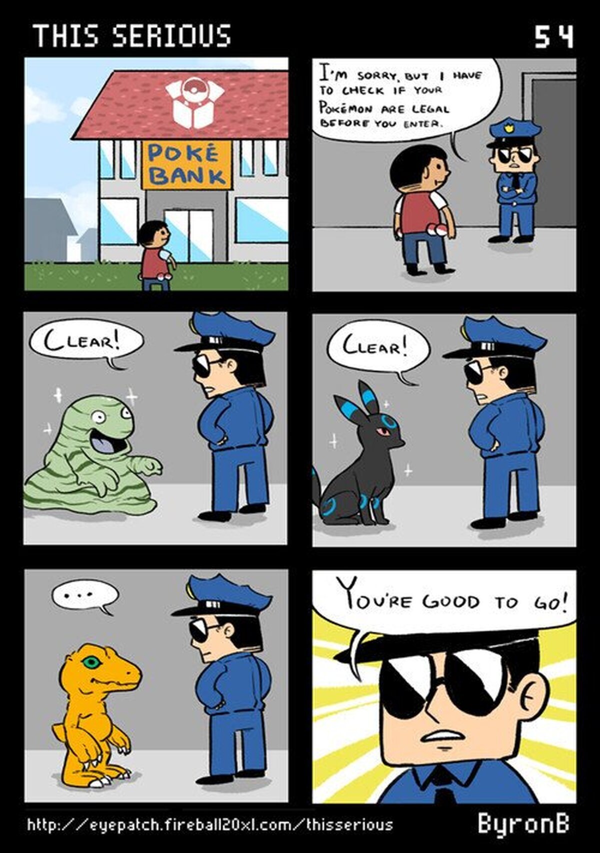 La eficacia del sistema de seguridad del banco Pokémon