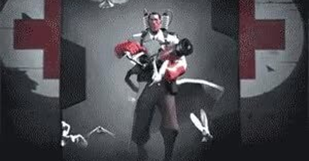 GIF: Cuidado con el Medic, nunca sabes qué tiene en sus palomas.