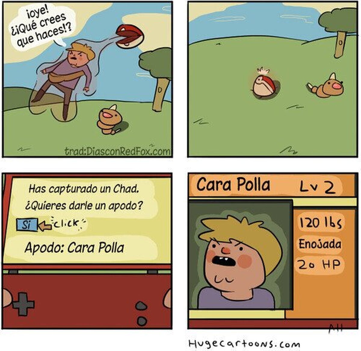 Los apodos en Pokémon, qué traicioneros....