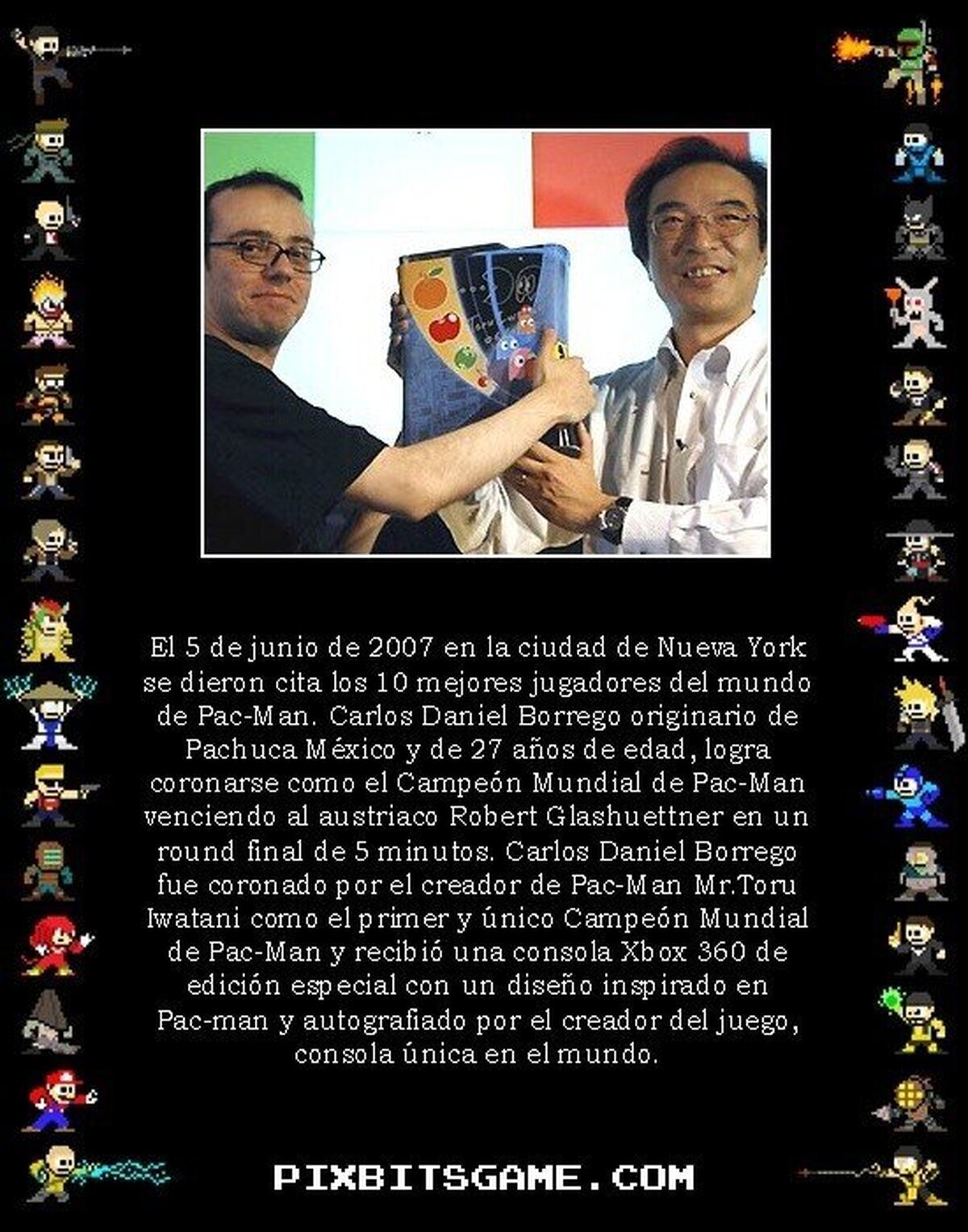 El campeón mundial de Pac-Man