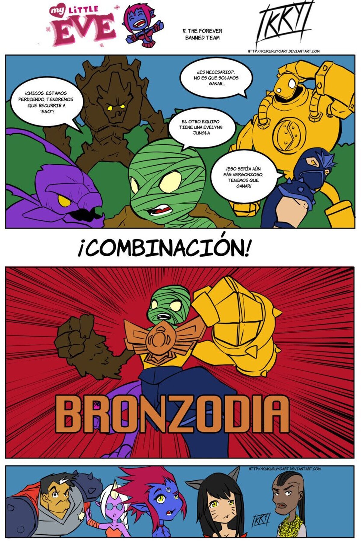 El campeón de la liga Bronce