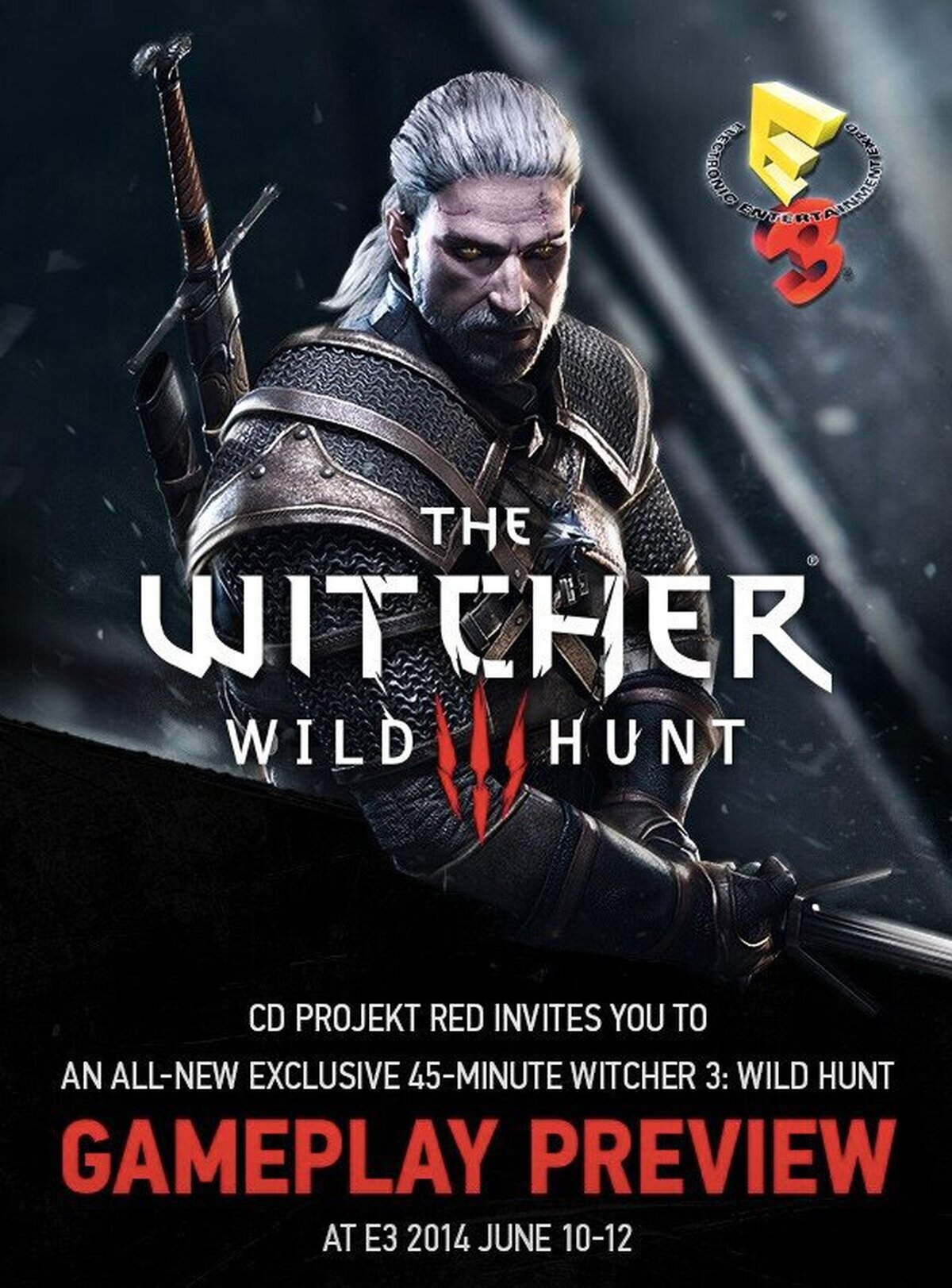 E3 2014: The Witcher III tendrá una presentación de 45 minutos