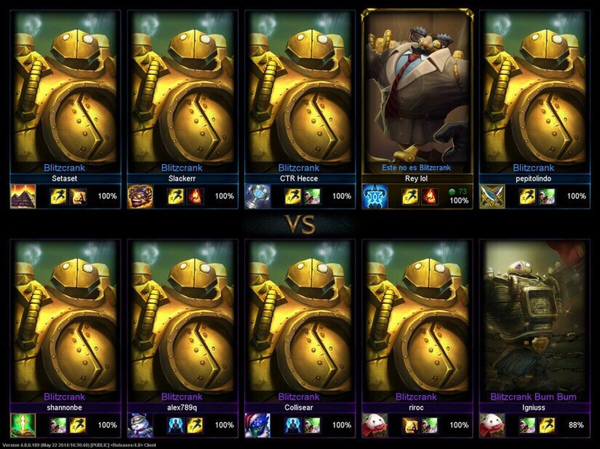 Blitzcranck, Blitzcrank y...