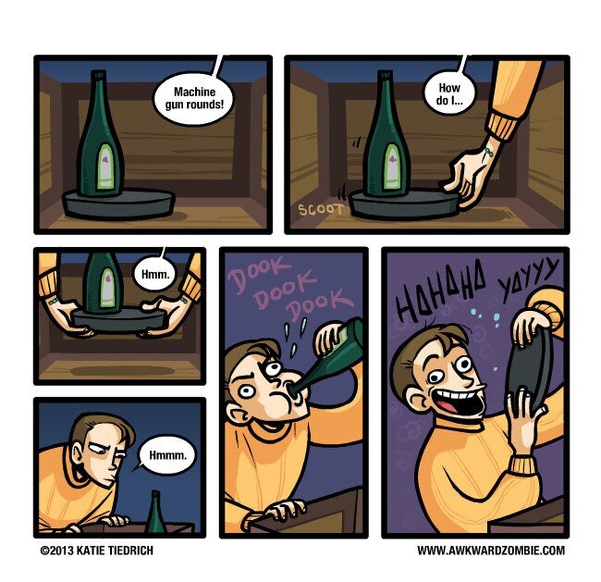 Jack y su extraña necesidad por comer y beberse todo lo que encuentra.
