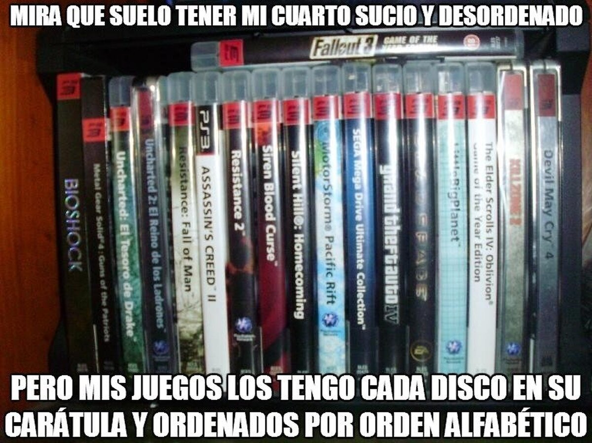 La &uacute;nica forma en la que soy ordenado