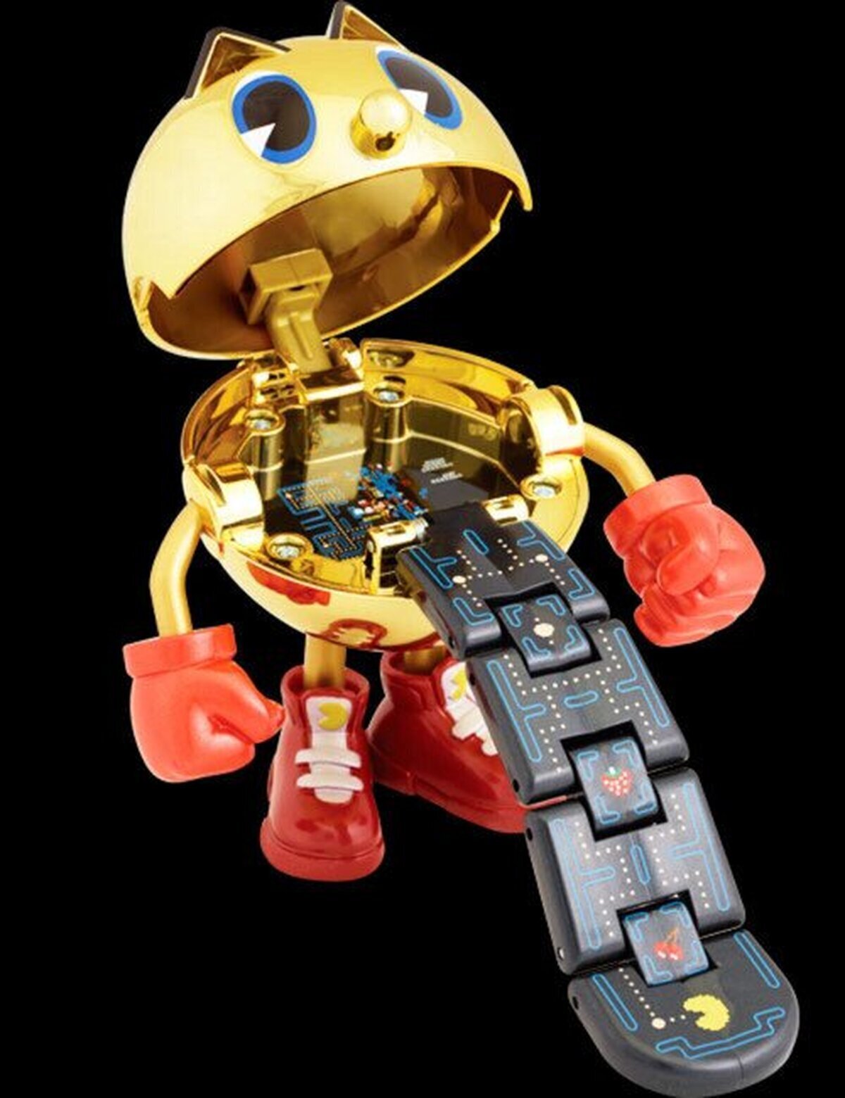 El increíble Pac-Man dorado (con lengua)
