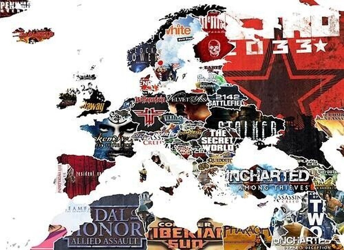 ¿Dónde estarían situados tus juegos en el mapa?
