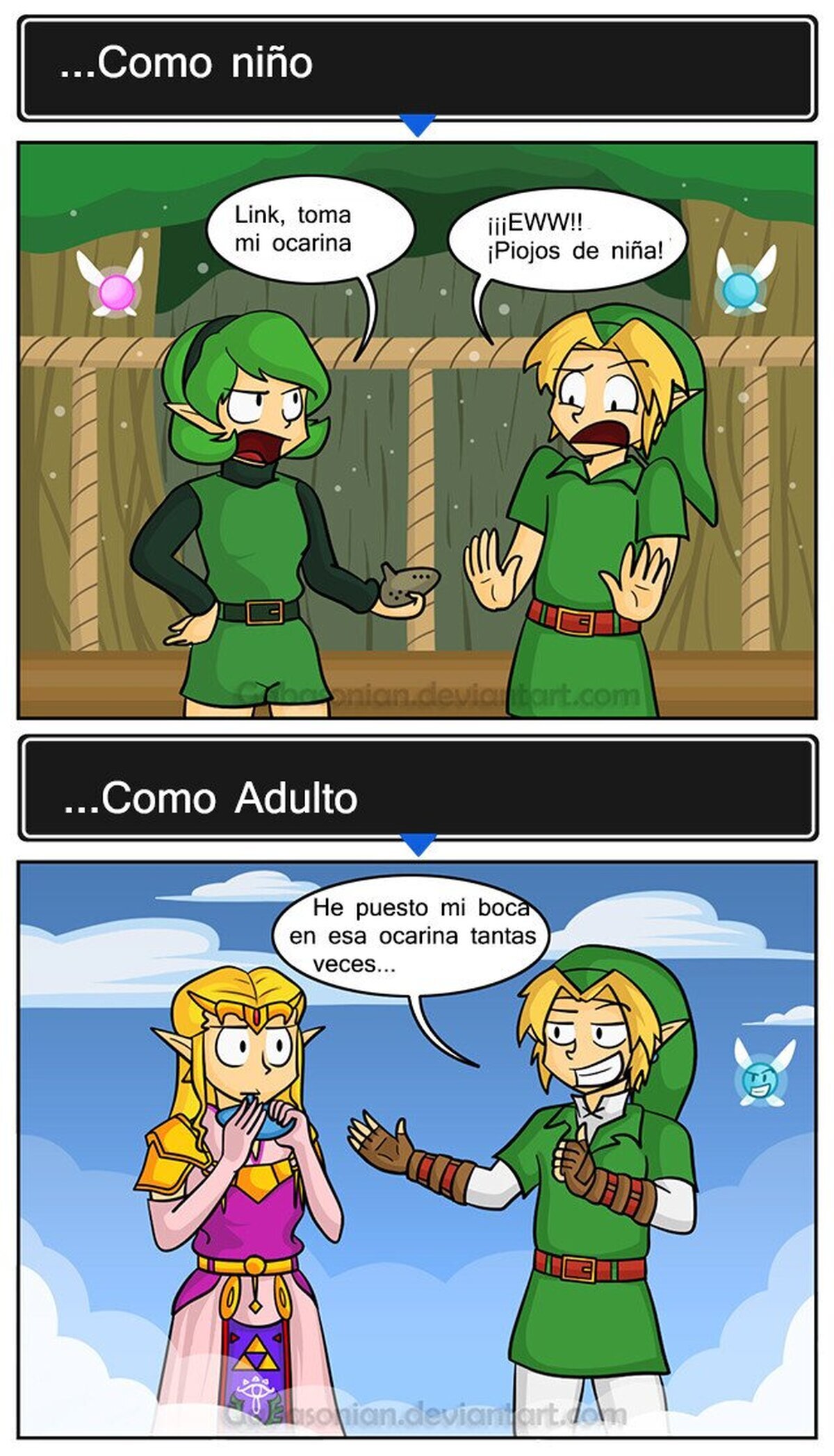 Link en realidad es como todos los tíos