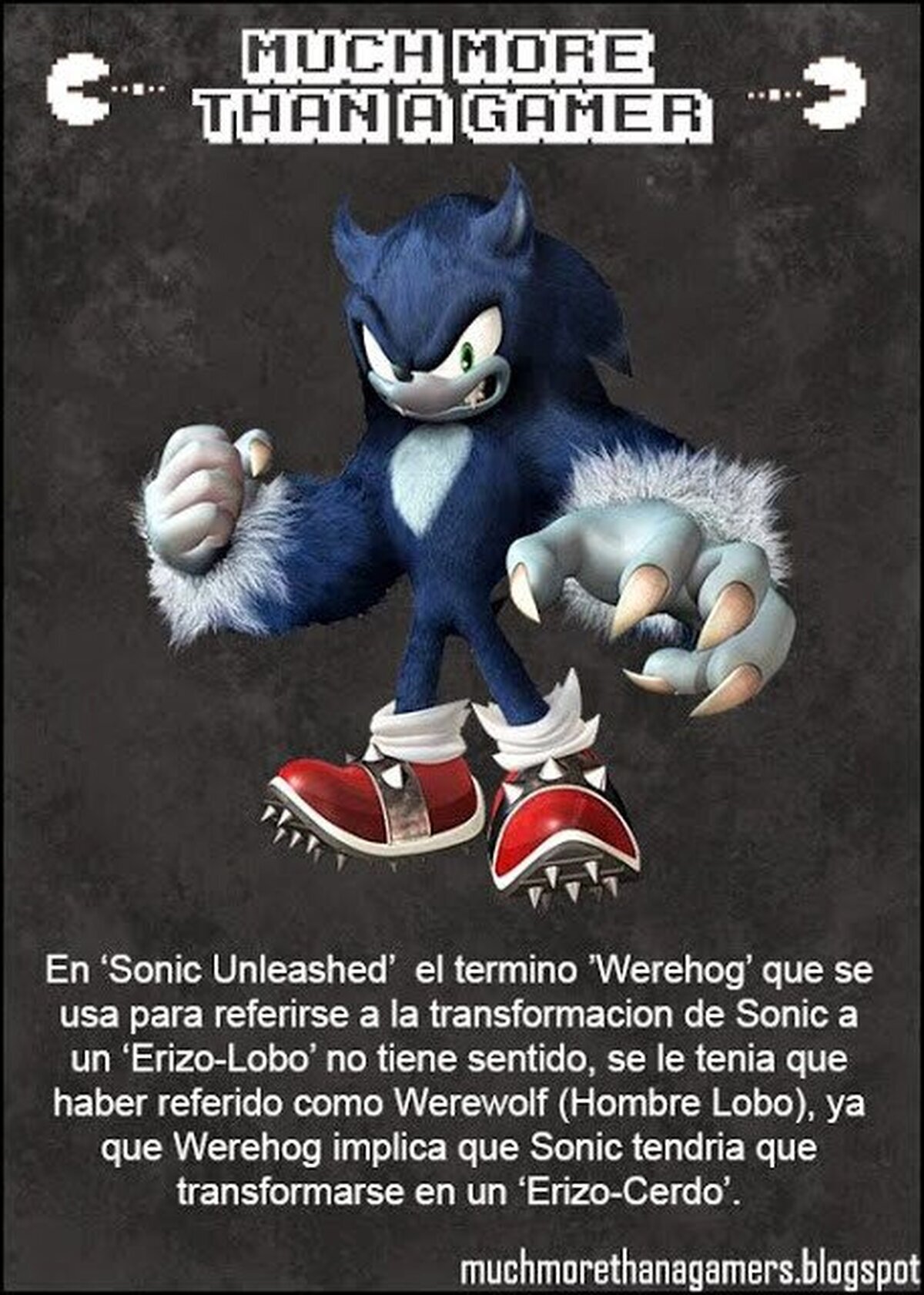 Ni Sonic se libra de los errores de traducción