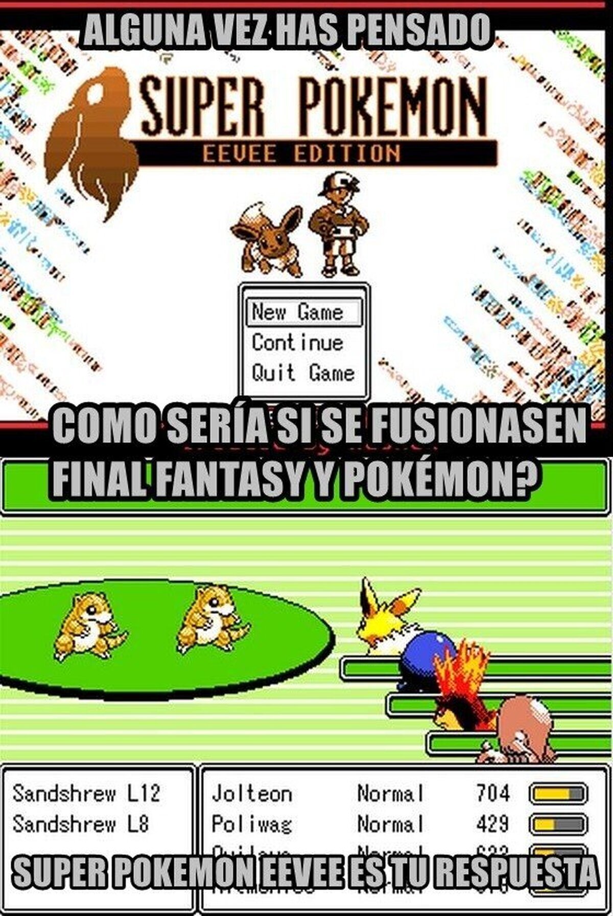 La fusión entre Final Fantasy y Pokémon