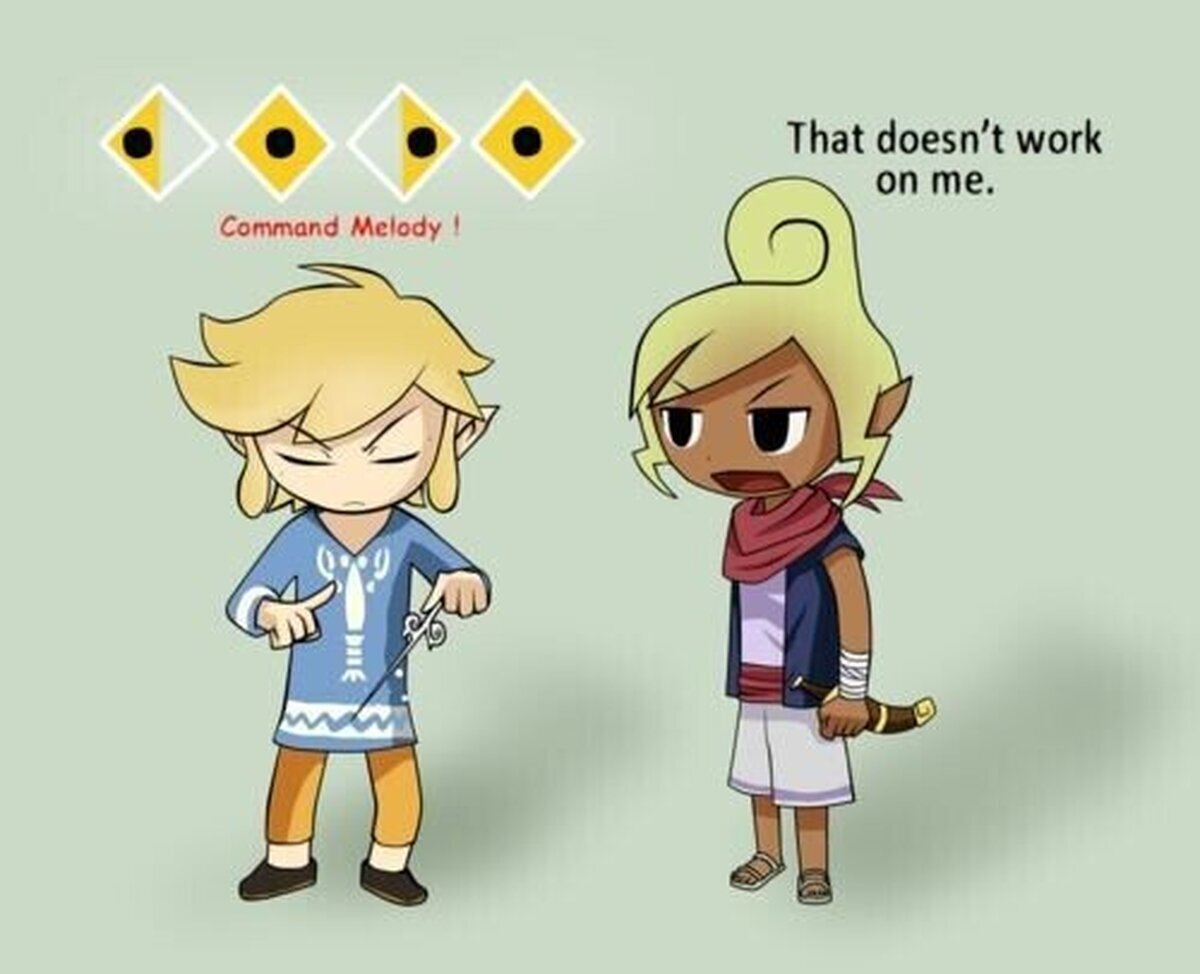No quiero saber que pretendía Link con esto...