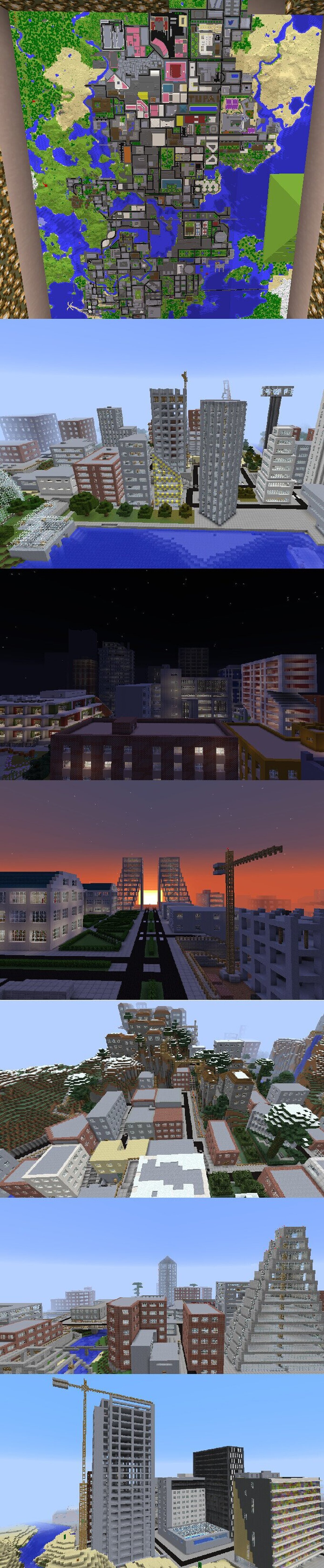 Tupai City, la ciudad más grande en Minecraft, hecha por un español.