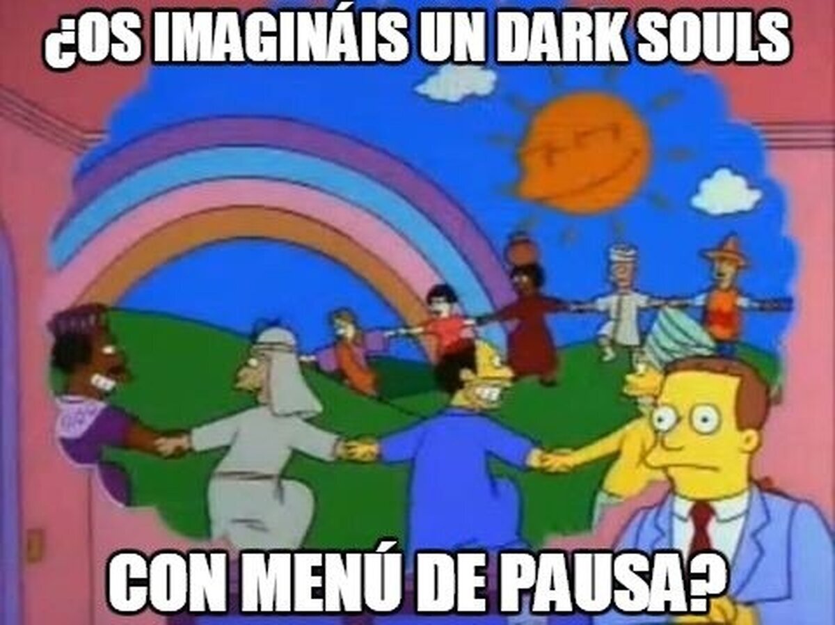 ¿Un menú de pausa en Dark Souls?