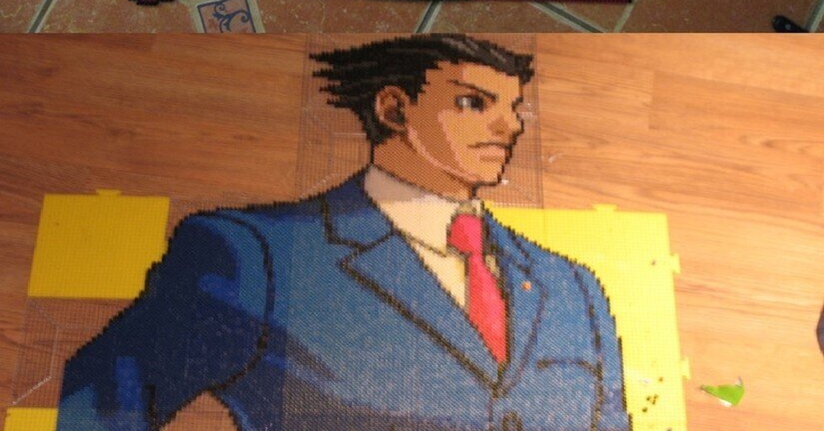 Hay que tener mucho tiempo libre para hacer esto en bead sprite