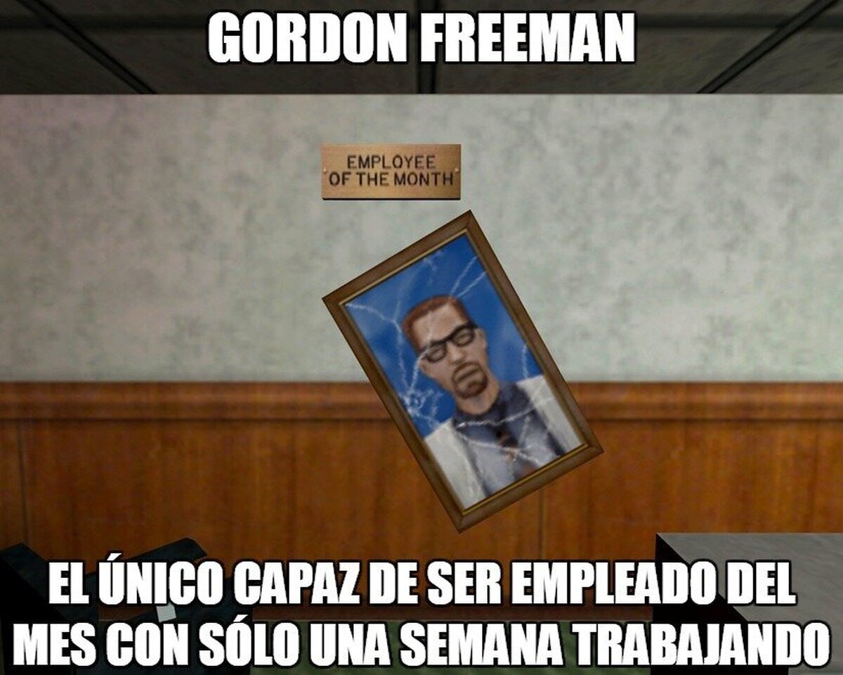 Gordon Freeman, empleado del mes
