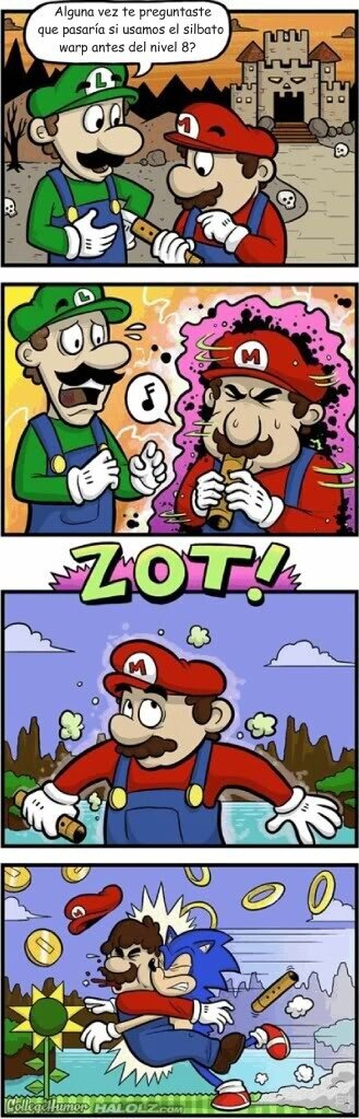 Ojo cuando tocas la flauta, Mario