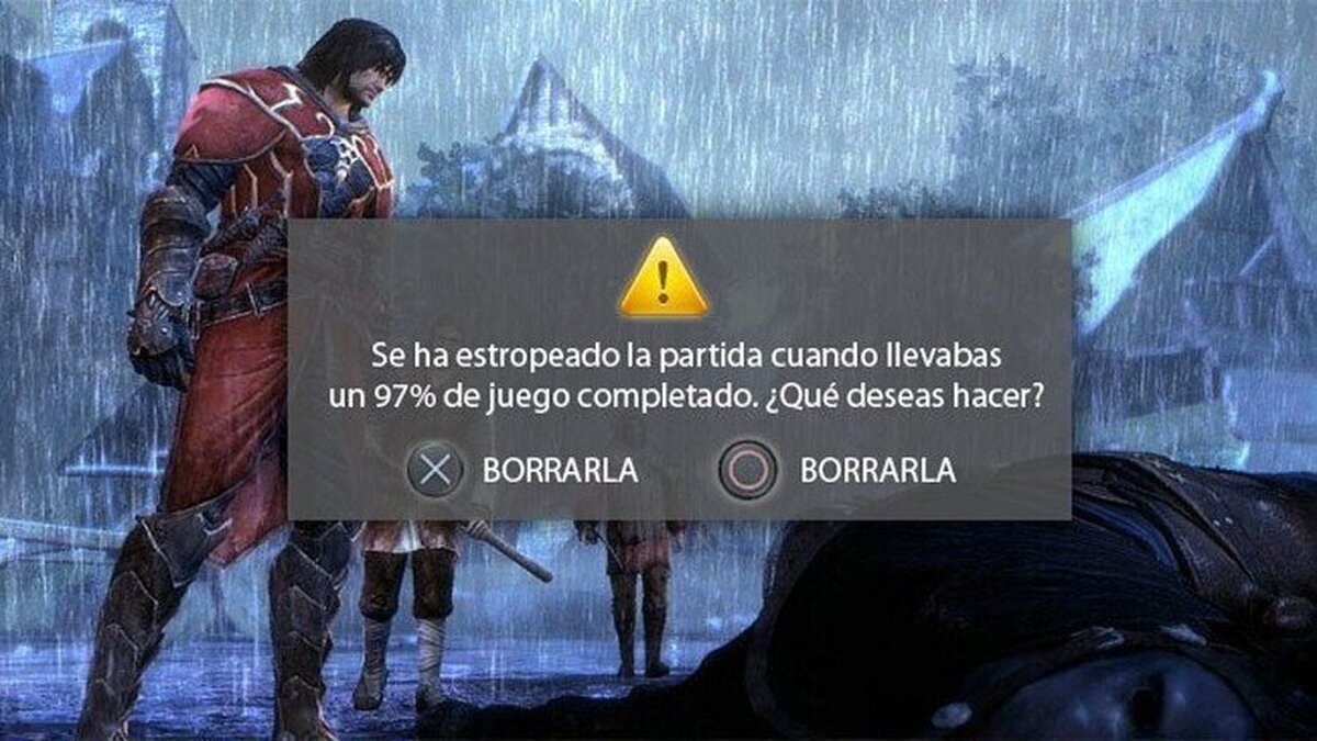 ¡Tú eliges como subir tu ira a Nv 9000! ¿Borrando la partida o borrando la partida?