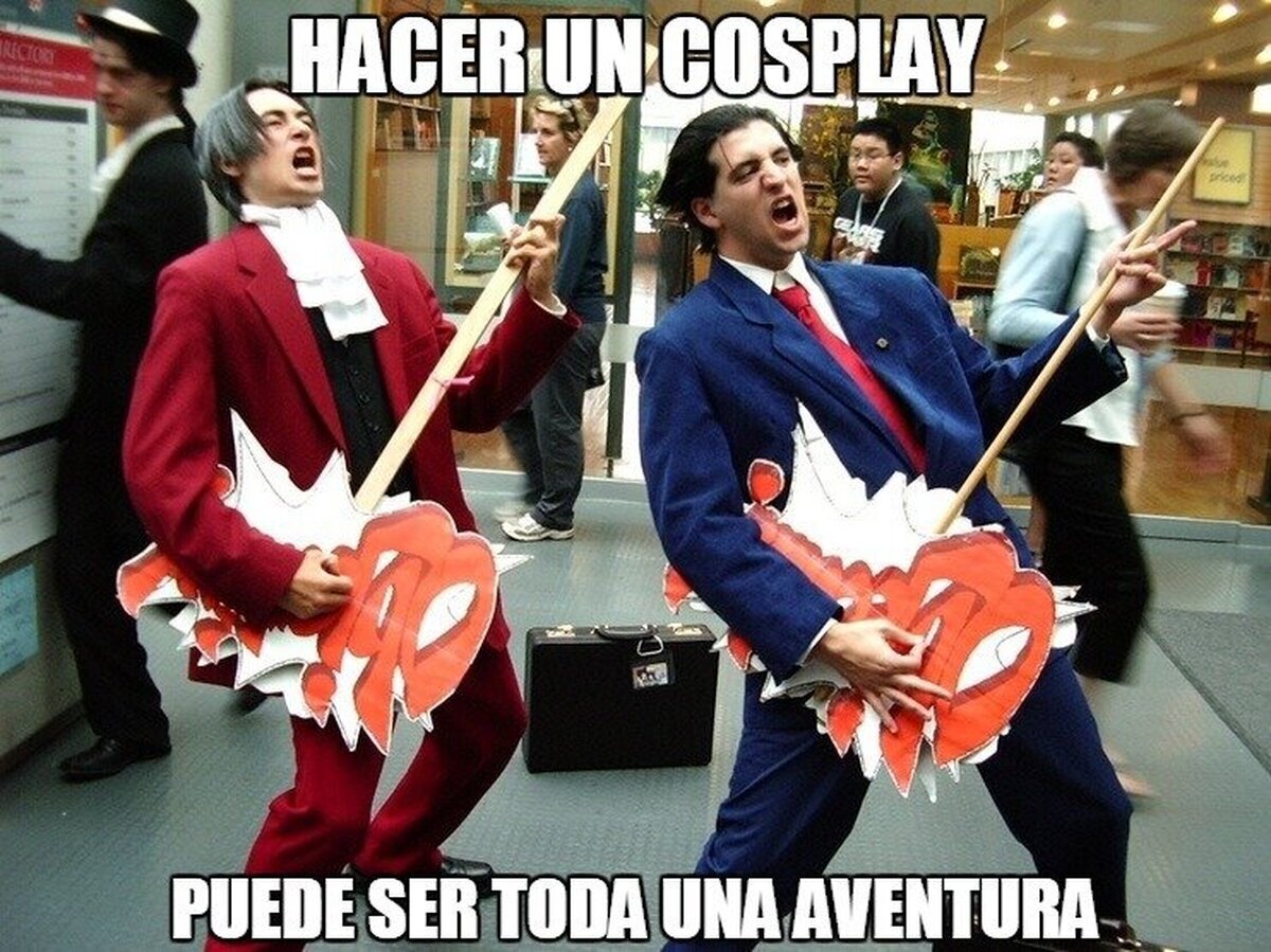 ¡Cosplays bien hechos y que empiece la fiesta!