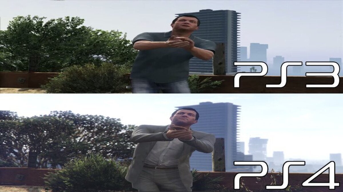 Grand Theft Auto V - PS3 vs PS4