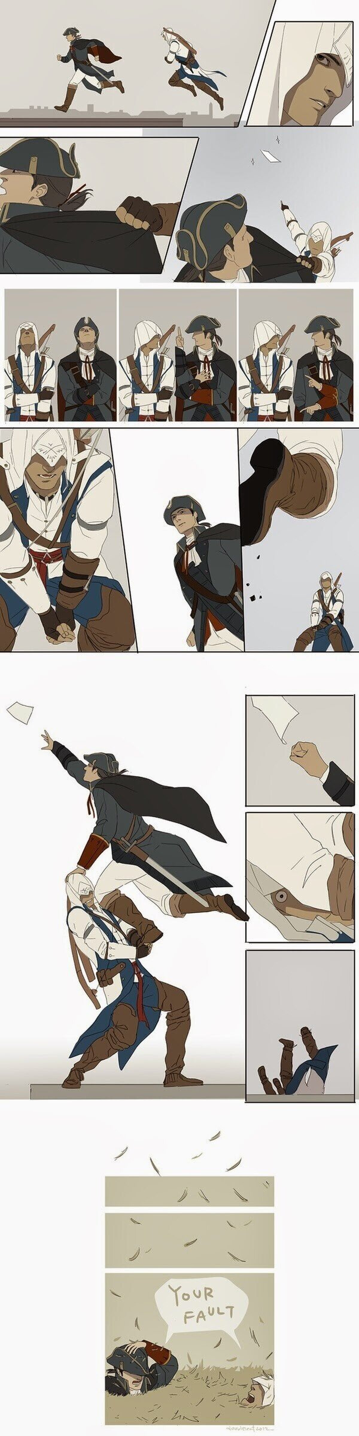Esa bonita relación entre Connor y Haytham