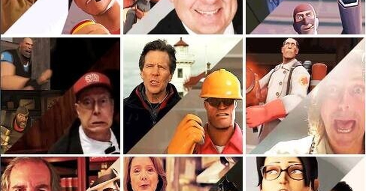 Las voces originales de los personajes de Team Fortress 2