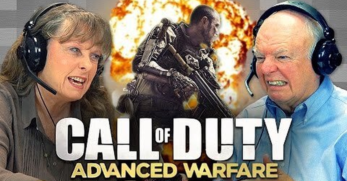 VÍDEO: La reacción de los abuelos al jugar COD: Advanced Warfare (inglés)