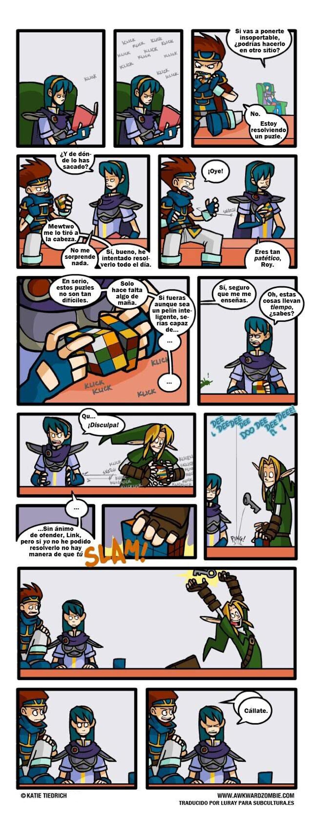 Link, experto en puzzles
