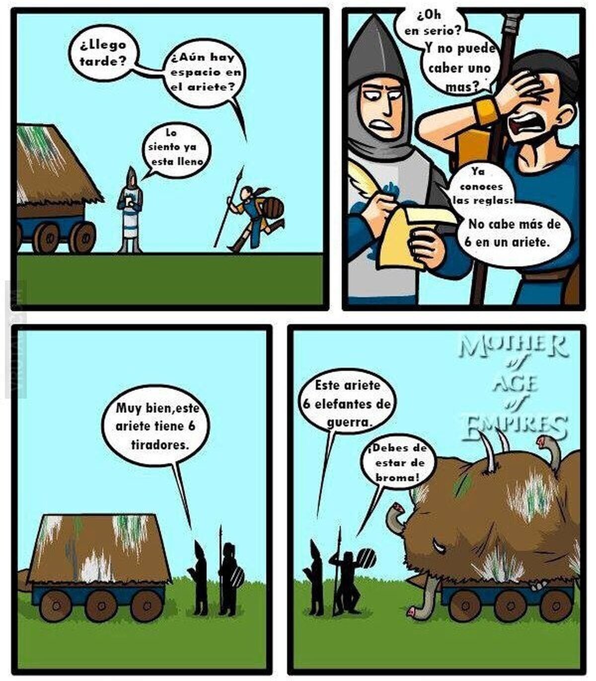 La lógica de los arietes