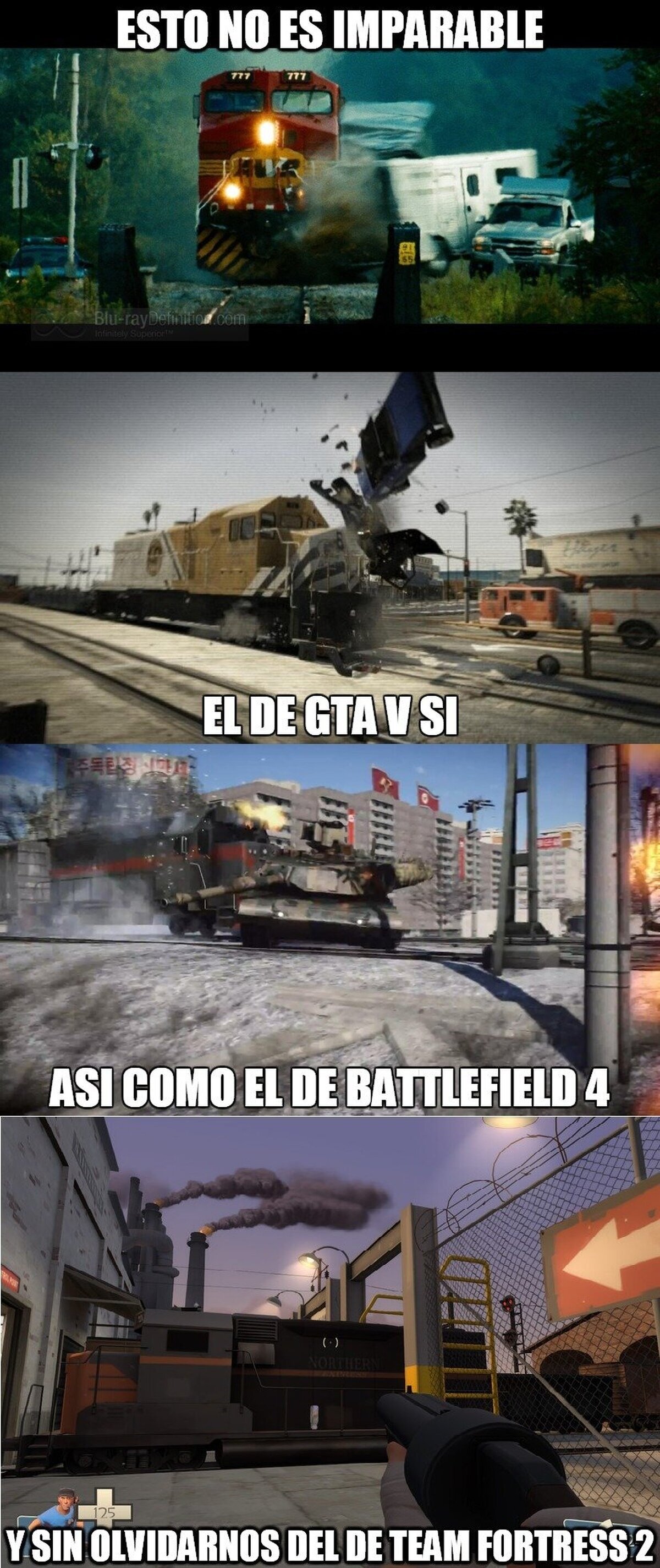 Los trenes, la cosa más dura de los videojuegos