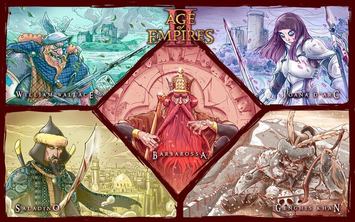 Increíble artwork de Age of Empires II :Age of Kings