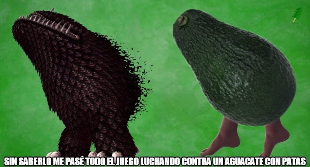 ¡Temed el poder del terrible aguacate con patas!